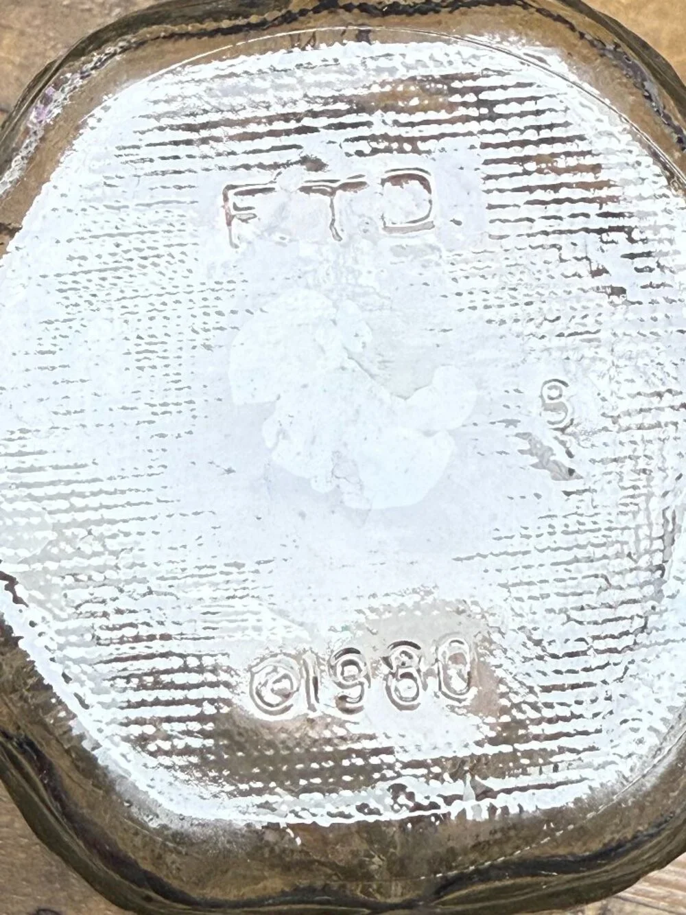 Vintage FTD Glass Vase